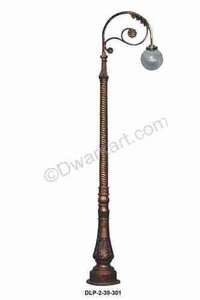 Solviya Antique Cast Iron Lamp Post with Bracket and Light