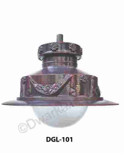 Yoga Cast Iron Light Fitting
