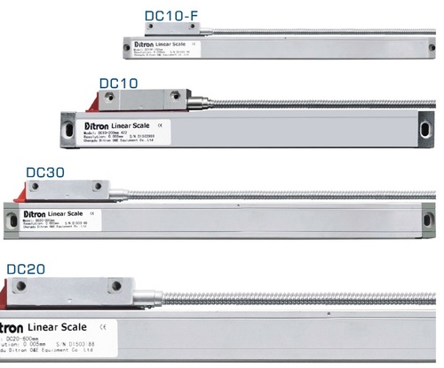 Glass type linear scale