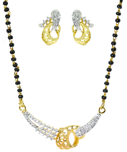 Checkerd Diamond Mangalsutra Gender: Women