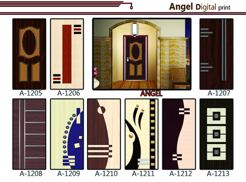 Lamination Door Skin - Digital Paper Print Any Color & Brown Options | Chemical Resistant Flush Design