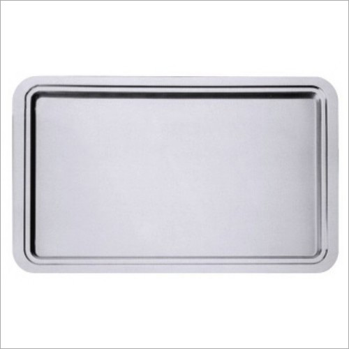 Stainless Steel Serving Tray By DEEPANJALEE INTERERIORS & TRADING (OPC) PRIVATE LIMITED