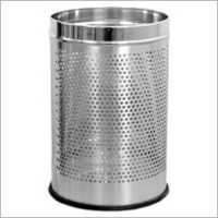 Stainless Steel Perforated Dustbins - 7 Litre, 10 Litre, 18 Litre Sizes | Matte & Mirror Finish, Swing Type, Foot Pedal, Open Top Design