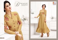 Georgette Gown Style Long Kurtis