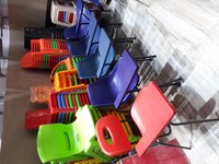 Plastic Chair With Writing Pad
