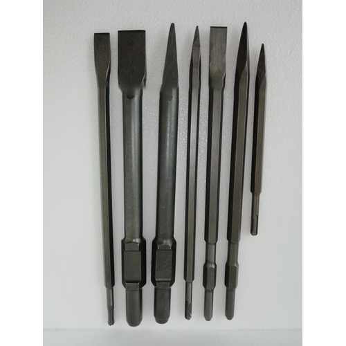 Chisel Flat - Stainless Steel, 4 Inch Length , Gray Color , Industrial Usage