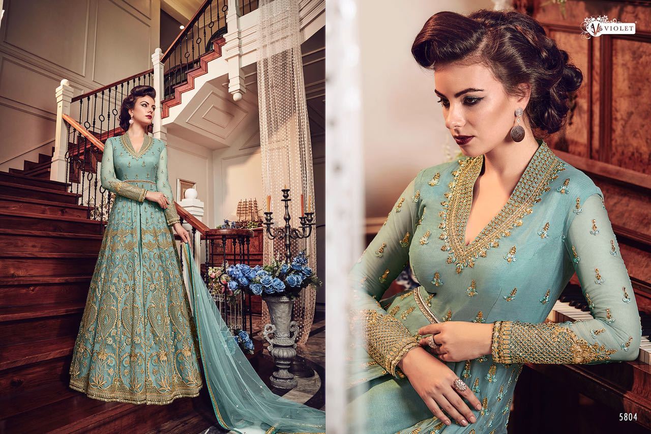 Ned Heavy  Embroidery Anarkali Salwar Suits