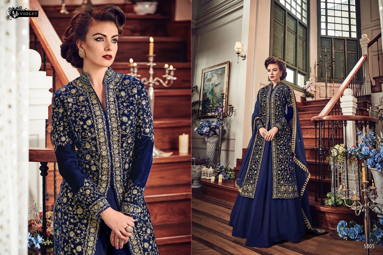 Ned Heavy  Embroidery Anarkali Salwar Suits