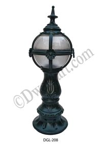 Russian Antique Cast Iron Gate Light