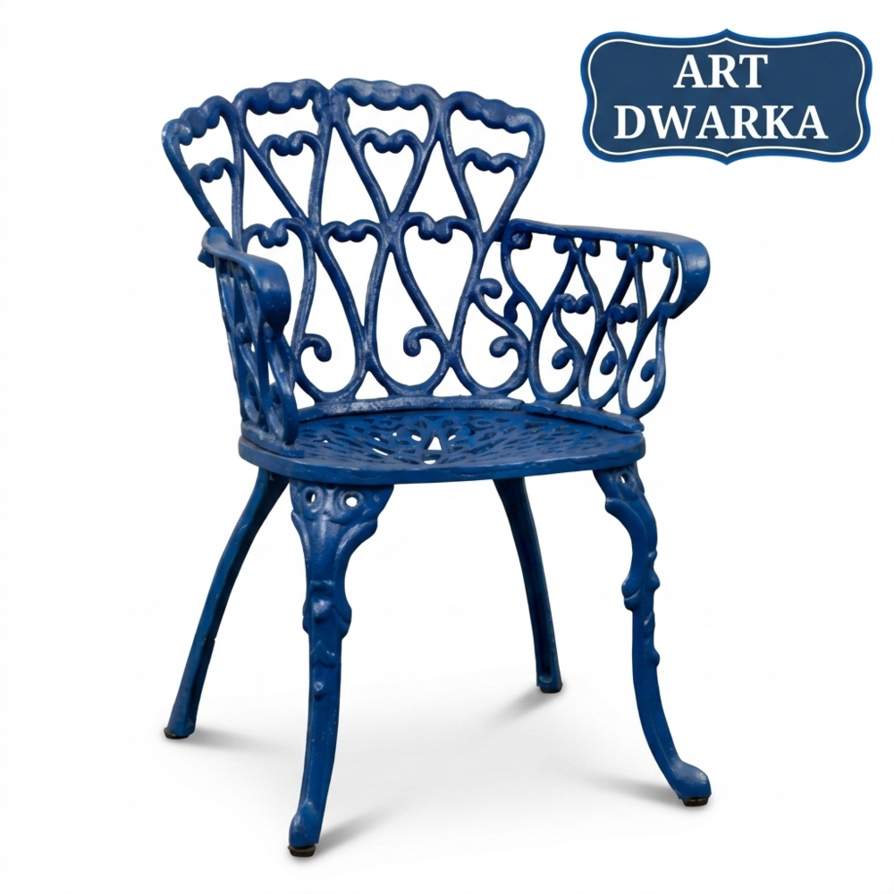Retro Design Cast Iron Garden Chair