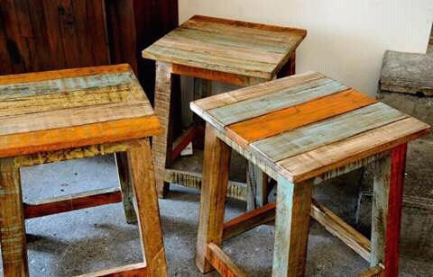 Machine Made Wooden Stool