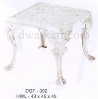 French Antique Cast Iron Garden Table