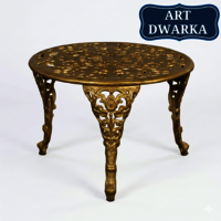 Roman Antique Cast Iron Garden Table No Assembly Required