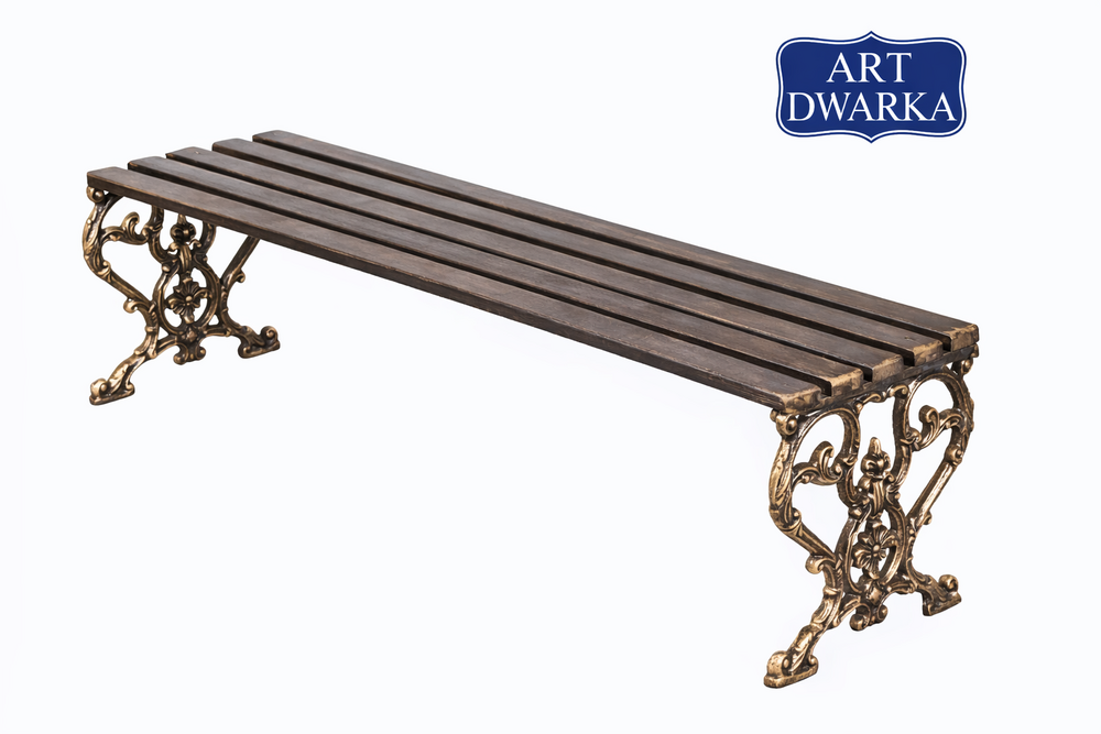 Solina Cast Iron Garden Table No Assembly Required