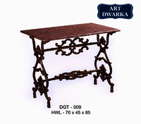 Greeko Antique Cast Iron Garden Table