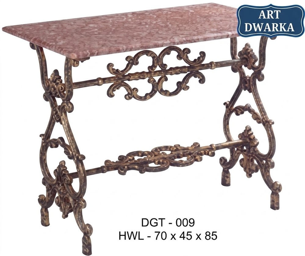 Greeko Antique Cast Iron Garden Table - Assembly: No Assembly Required