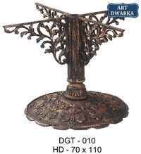 Wakefield Cast Iron Garden Table Base - Color: Black