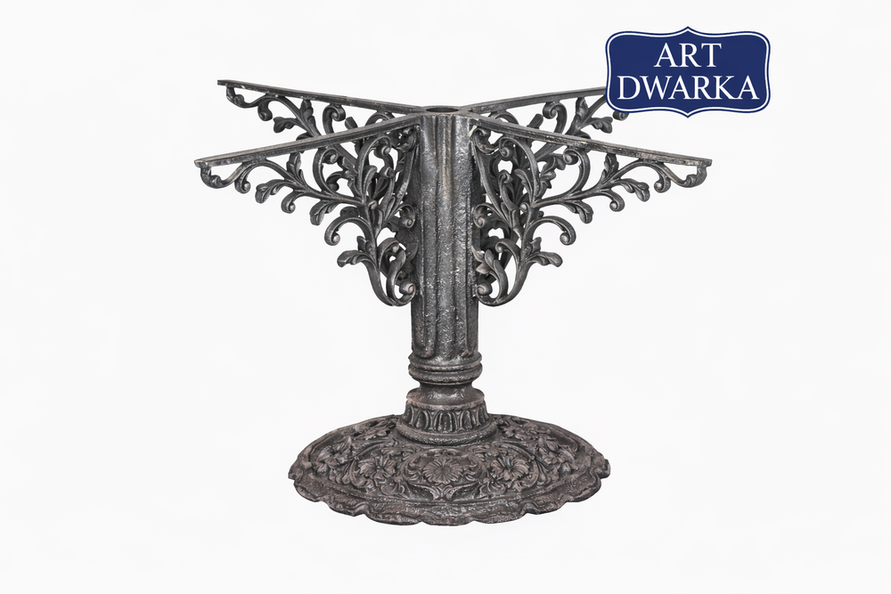 Antonio Cast Iron Garden Table - Assembly: No Assembly Required