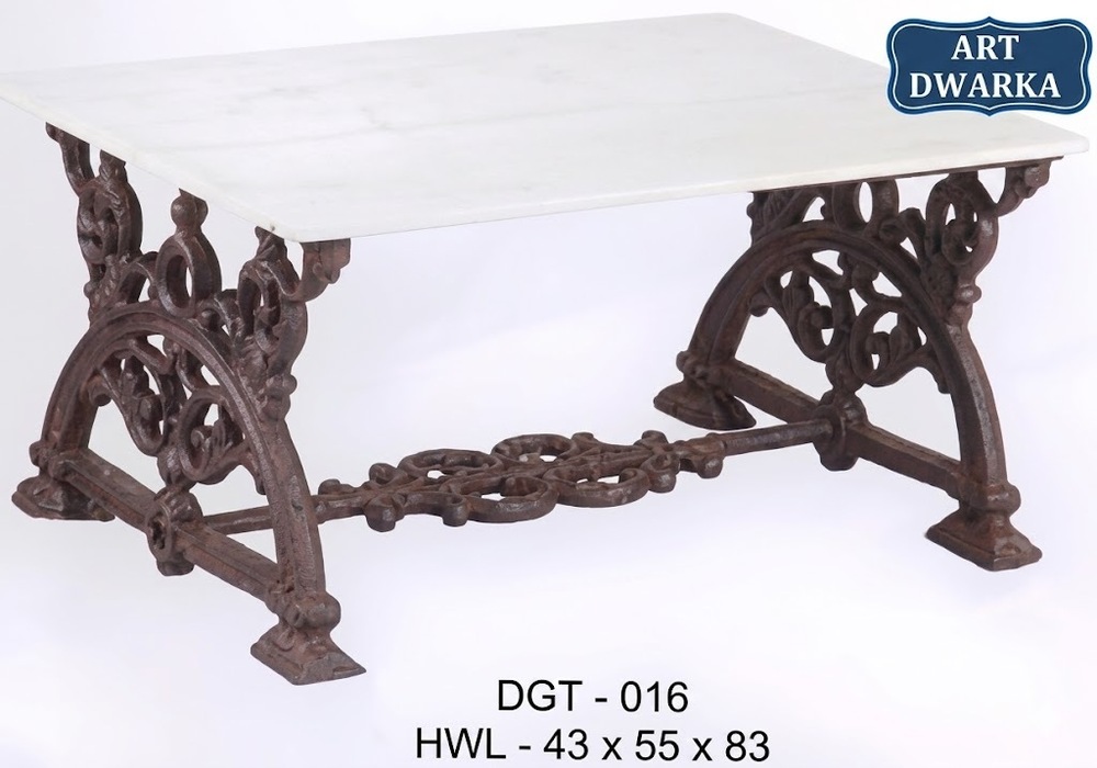 Rovers Cast Iron Garden Table No Assembly Required