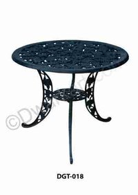 Polish Design Cast Iron Garden Table No Assembly Required