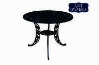 Polish Design Cast Iron Garden Table - Assembly: No Assembly Required