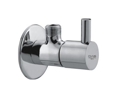 Brass Angle Cock With Flange