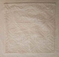 White Fancy Cotton Cushion Cover