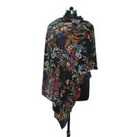 Wool Screen Printed Stole