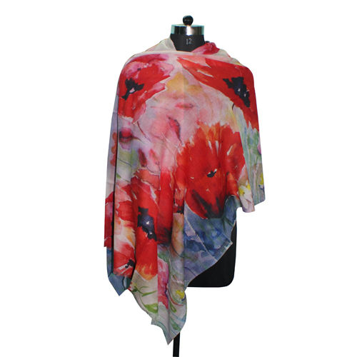 Multicolor Digital Printed Scarf