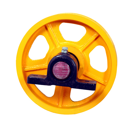 Diverter elevator Pulley