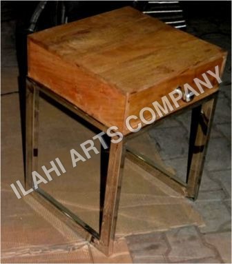 Iron Base Metal Table