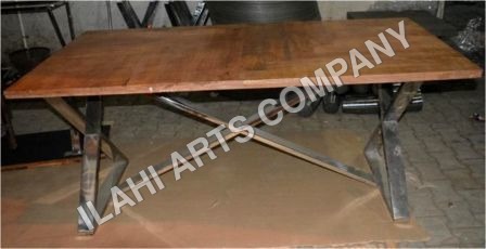 metal dining table