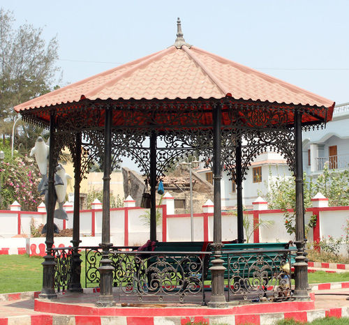 Retro Cast Iron Garden Gazebo