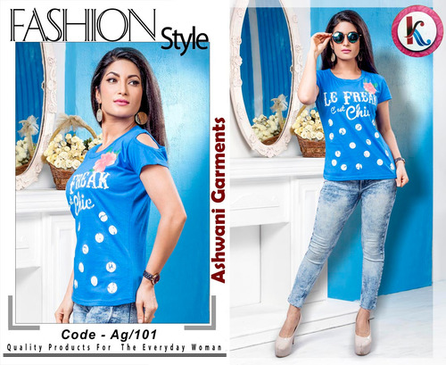 Cotton Half Sleeve Top