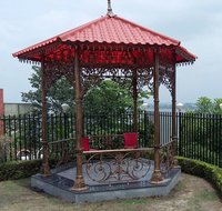 French Antique Cast Iron Garden Gazebo