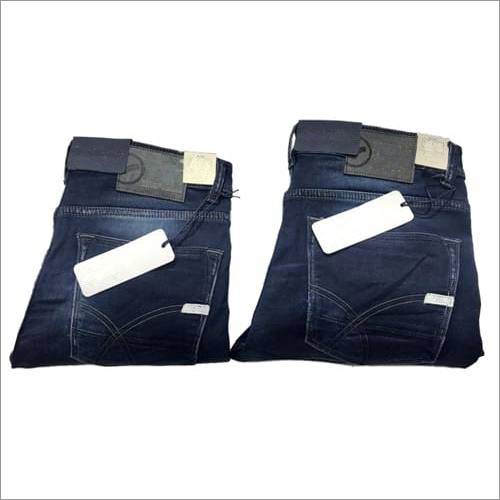 Mens Denim Jeans - Denim, Waist Size 38 to 48 Inch, Blue | Cool Dry, No Fade, Quick Dry, Washable, Straight Style for All Seasons