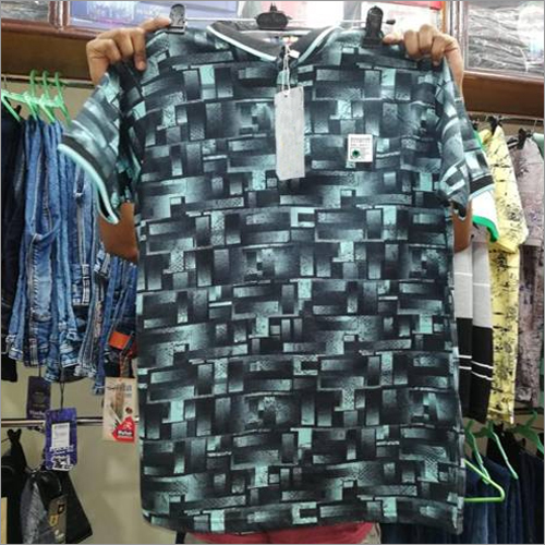 Mens Printed T Shirt - Cotton Fabric, Sizes S to XXL, Black Color, Short Sleeve Style | Comfortable Fit, Trendy Edgy Look, Versatile Design