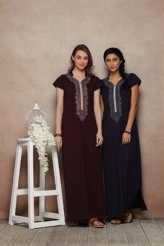 Juliet embroidered nighties online online shopping