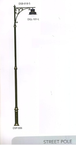 Artistic Design Cast Iron Street Pole