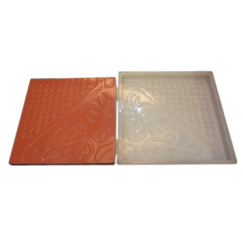 Flower Chequered Tiles Moulds