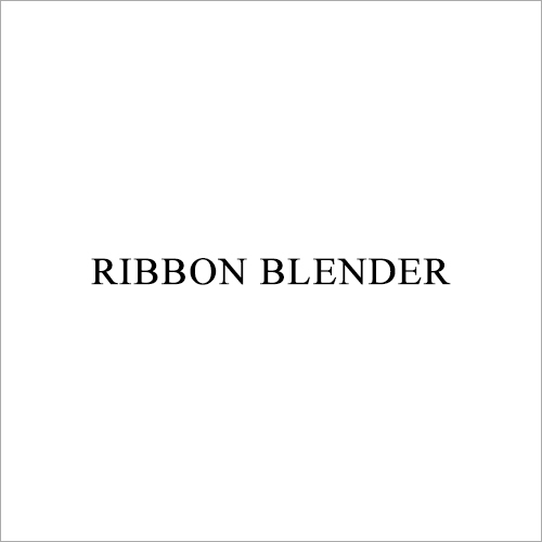 Silver Ribbon Blender Machine