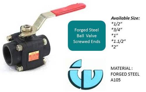Forged Steel Ball Valve Screwed Ends