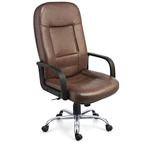 Classic Brown Leather Executive Chair