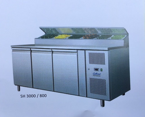 Pizza Makeline (Prep Counter) (SH 3000/800) (Celfrost)
