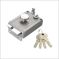 14 Pins Door Rim Lock - Zinc-alloy , Reversible Key Design, Lightweight, Heavy Duty Build With Hold Back Feature