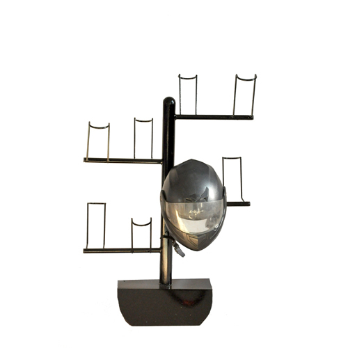 Mild Steel Helmet Stand
