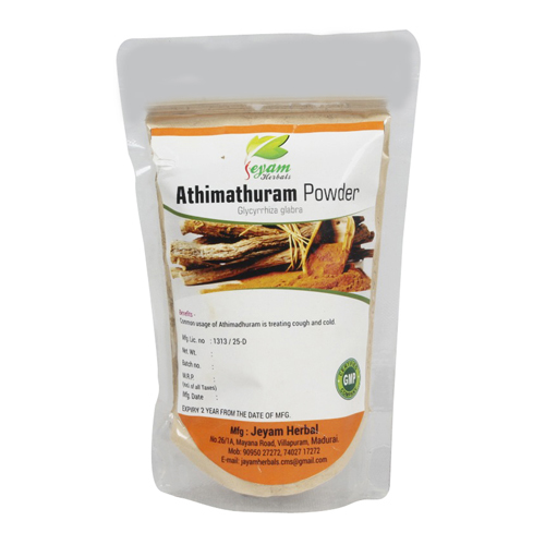 Athimathuram Powder Grade: 98%
