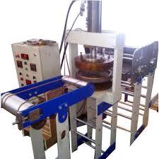 Blue & White Fully Automatic Paper Plate Making Machine