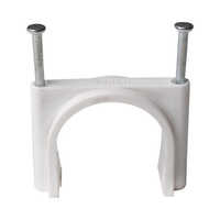 Double Nail Clip - Iron Material, 4mm To 50mm Size Range | Ideal For Cable Wire And Pvc Pipe Usage