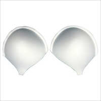 Foam Bra Cups - Spandex, Cotton, Polyester & Lycra Blend, Size 30-42, White Color, Padded Design, Soft Foamed Comfort & Breathable Quality